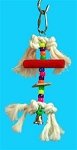 Zoo Max DUS63 Two Mini Cotton 7in Bird Toy
