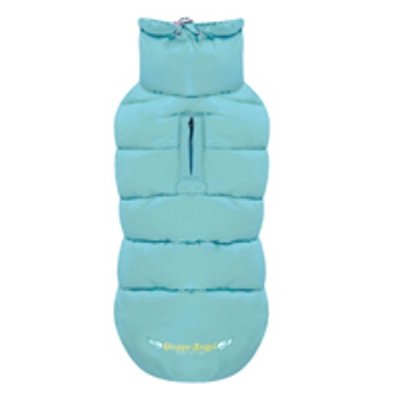 Puppy Angel Dog Down Padding Vest Regular Snap (709 Blue, Medium-Large)