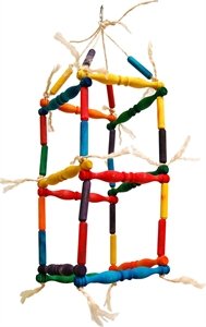 Zoo Max DUS634 Double Cube Cockatiel 22in x 6in