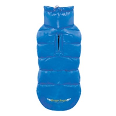 Puppy Angel Dog Down Padding Vest Regular Snap (715 Blue, Large)