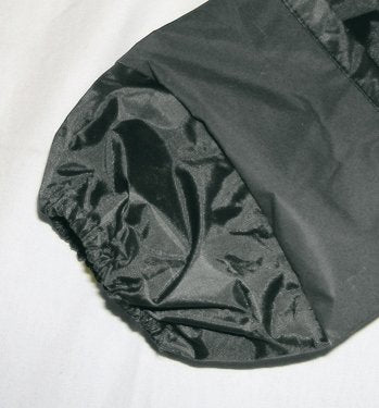 N150JPH 2 Pieces Polyester/PVC Rain Suit For Men's With Pouch Black - XS-3XL