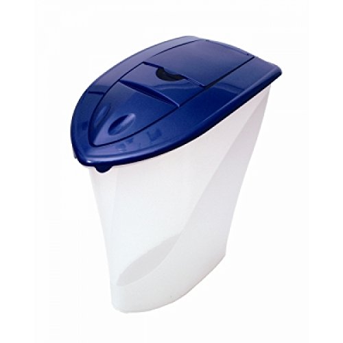 Petmate 24482 Ultra Kibble Keeper Blue/Clear 40LB