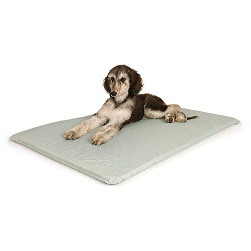 K&H Manufacturing Cool Bed III Cooling Dog Bed, Medium, 22-Inch by 32-Inch, Gray
