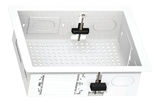 Intuitive ID-IWB-2 3.5" Small Recessed Home Entertainment In-Wall Box - White