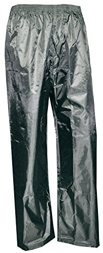 N150JPH 2 Pieces Polyester/PVC Rain Suit For Men's With Pouch Black - XS-3XL