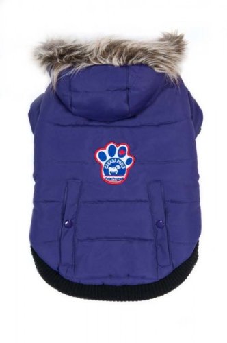 Canada Pooch 00413 North Pole Parka Purple 14 Inch for Dog