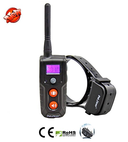 Amadog 916 One Dog 300m Remote Waterproof Bark Training E Collar with LCD Display, 100 Levels Vibration and Shock level - 42 pcs