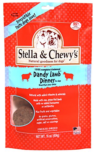 Stella & Chewy's 45810 Freeze-Dried Dandy Lamb Dinner Dog Food 16OZ