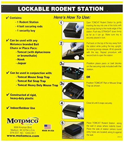 MOTOMCO Tomcat Mouse and Rat Rodent Station