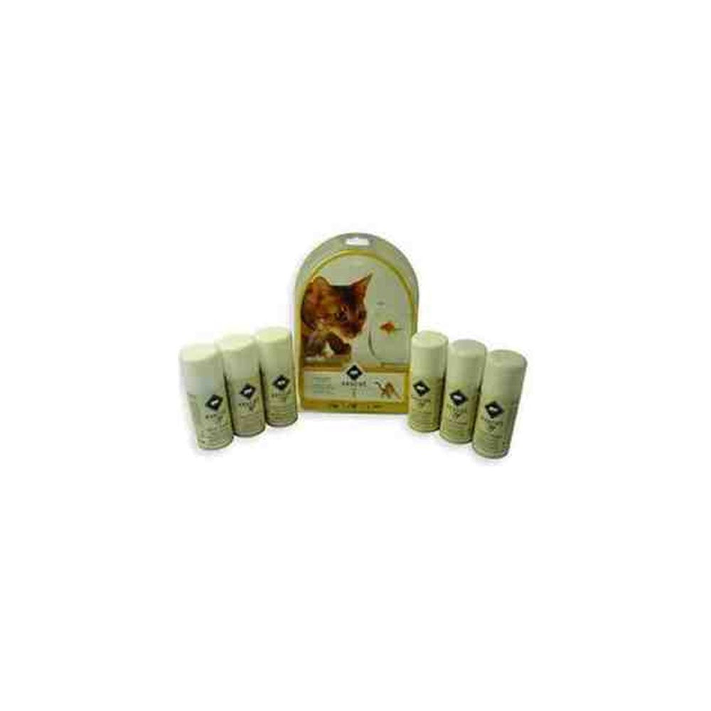 Innotek Multivet Ssscat Automated Cat Deterrent Spray and 6 Unscented Repellent Refills