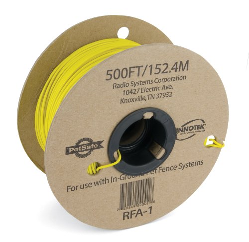 PetSafe Boundary Wire, 500 foot Spool of Solid Core 20-Gauge Copper Wire, In-Ground Pet Fence Wire, Colors May Vary