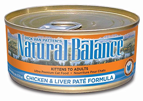 Natural Balance 53227 Chicken & Liver Pate Canned Cat Food 24/5.5OZ