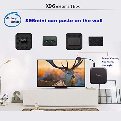 X96 Mini 4K 64BIT Android 7.1 Quad Core Smart TV Box 1080p HDMI WiFi Kodi 17.6