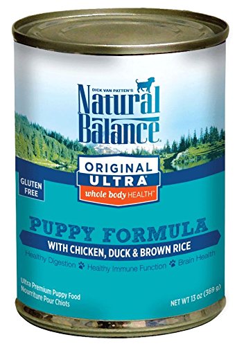 Natural Balance 46116 Original Ultra Whole Body Health Chicken,Duck and Brown Rice Puppy Food 12/13OZ