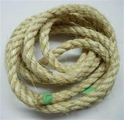Zoo Max DUS237 Natural Sisal Rope .5in x 10 ft
