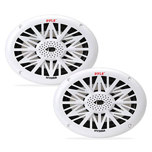 Pyle PLMR692 Dual 6 x 9 inch Water Resistant Marine Speakers, 2-Way Full Range Stereo Sound