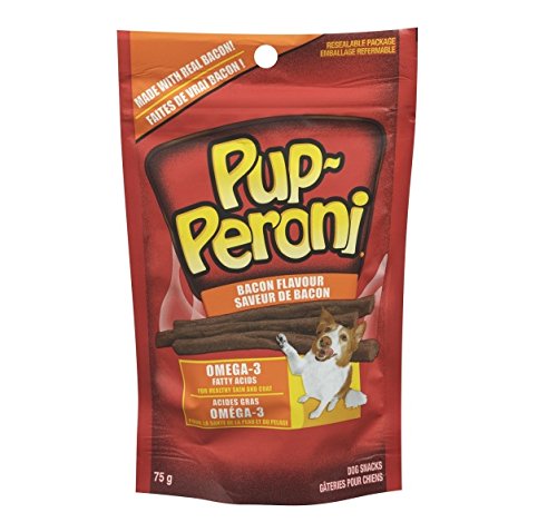 Delmonte 10951 Pup-Peroni Bacon Dog Treat 12/75 Gm