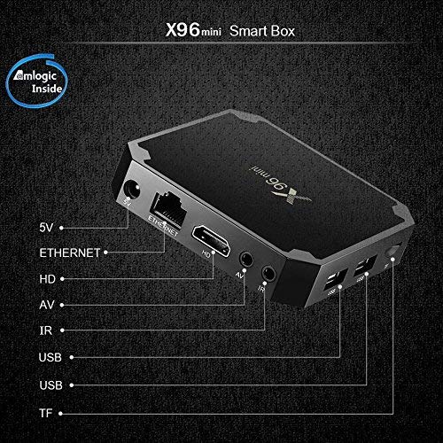 X96 Mini 4K 64BIT Android 7.1 Quad Core Smart TV Box 1080p HDMI WiFi Kodi 17.6