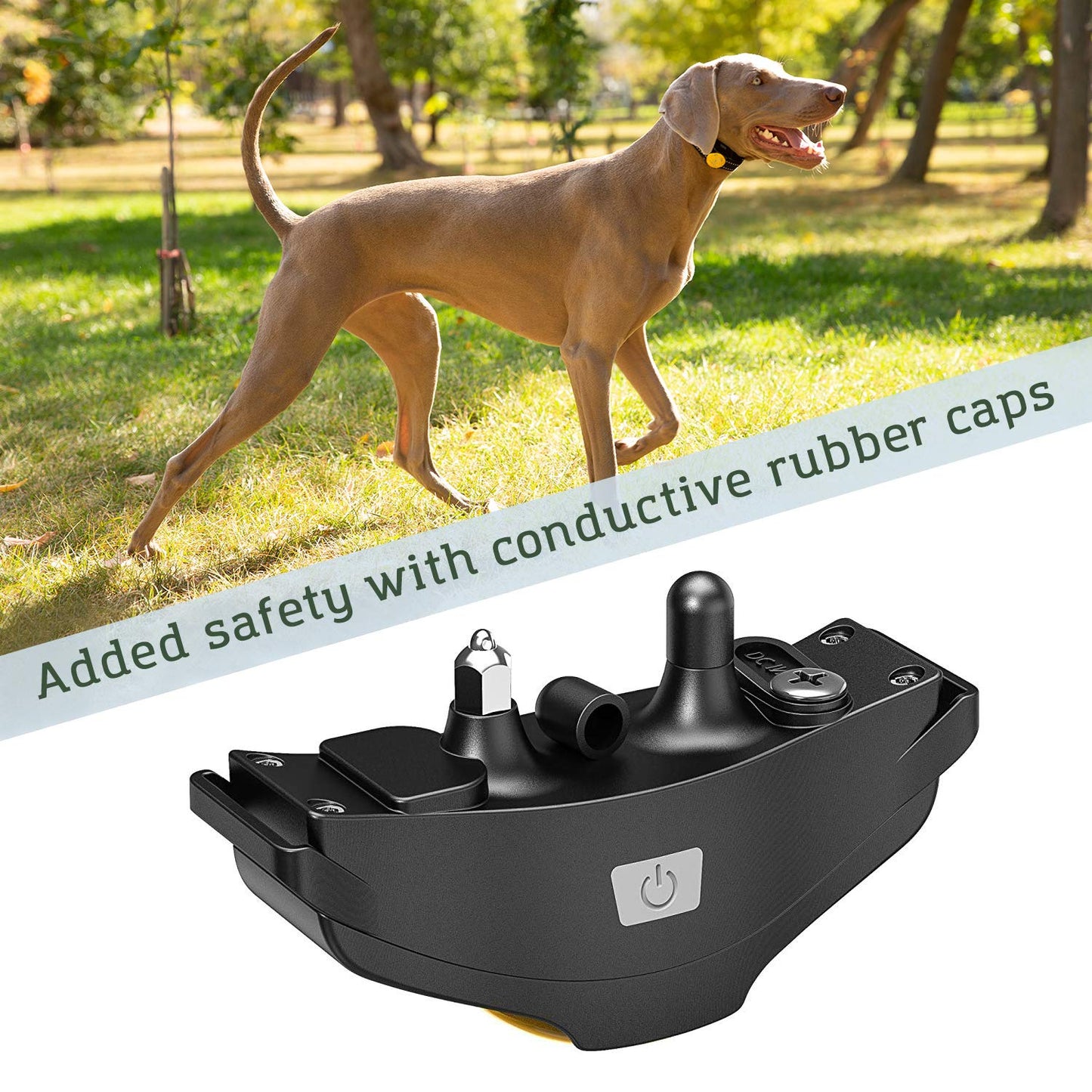 PetSpy P320 Dog Shock Collar for 1200ft Remote Training with Vibration and Beep Rechargeable and Waterproof E-Collar Trainer