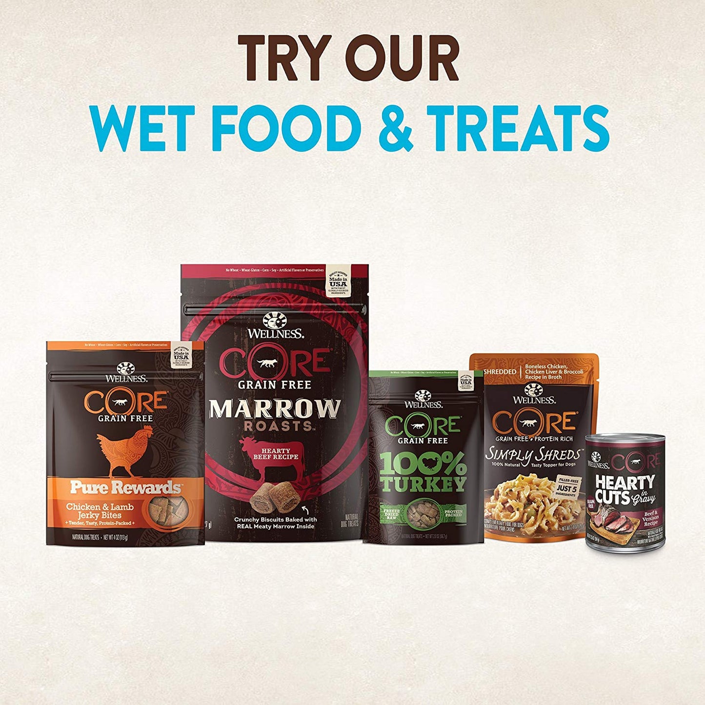 Wellness Core Natural Grain Free Dry Dog Food Ocean Whitefish, Herring & Salmon