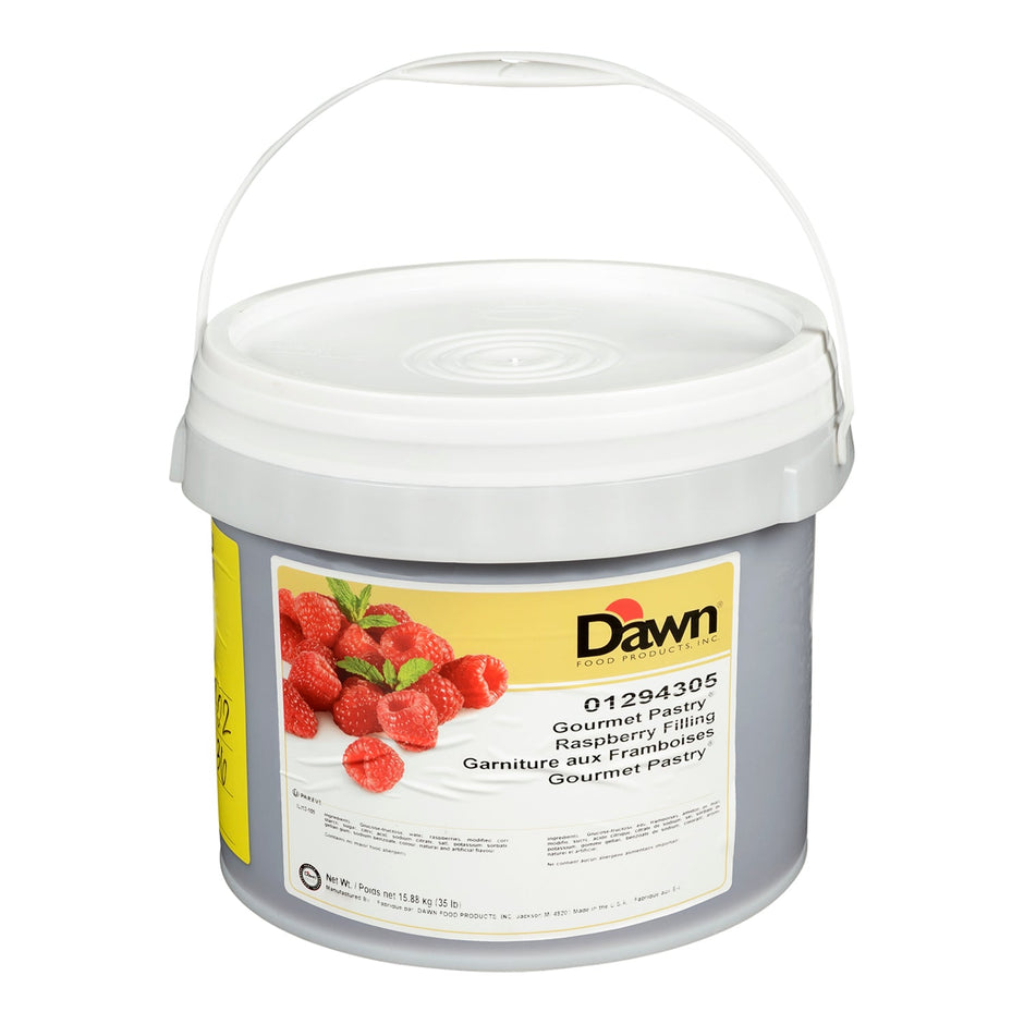 Filling Raspberry Gourmet Pastry - 35 lbs - Dawn Food Produ - Baking Mixes and Ingredients - Canadian Distribution-0