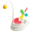 Cat Windmill Interactive Toy with Grass Box-7