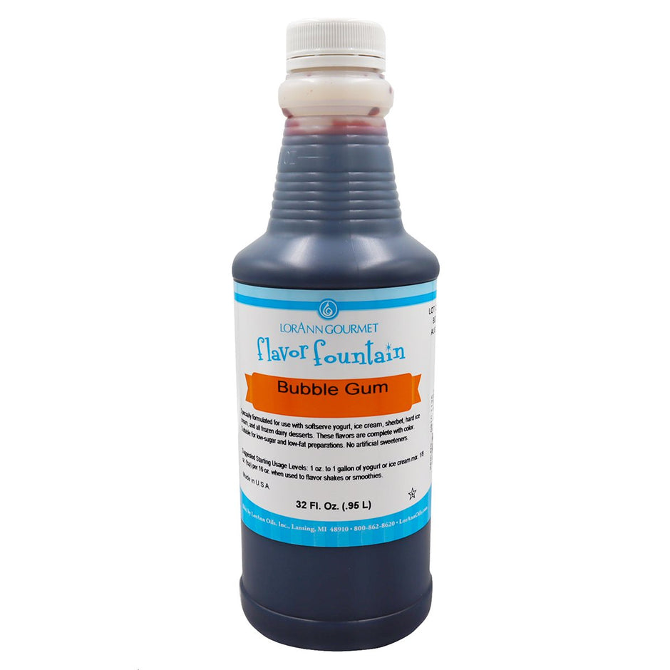 Bubble Gum Flavor - 4 oz. - 32 oz. - Ice Cream and Beverage Flavors - LorAnn Oils - Canadian Distribution-1
