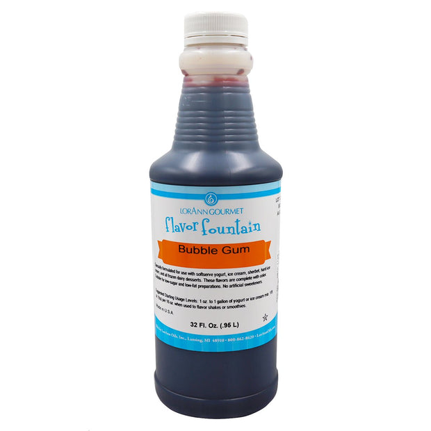Bubble Gum Flavor - 4 oz. - 32 oz. - Ice Cream and Beverage Flavors - LorAnn Oils - Canadian Distribution-1