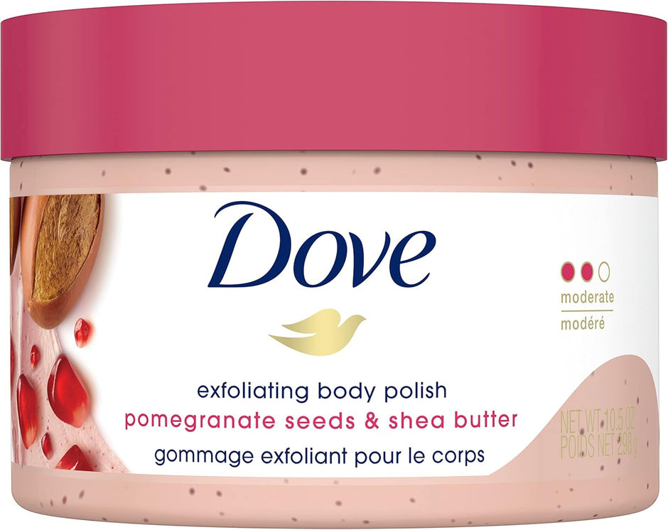 Exfoliating Body Polish | Macadamia & Rice Milk + Pomegranate & Shea Butter (298G Each)