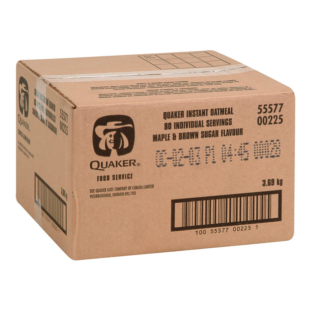 Cereal Oatmeal Maple Brown Sugar - 80 x 47 g - Quaker - Restaurant and Foodservice Ingredients - Canadian Distribution-1