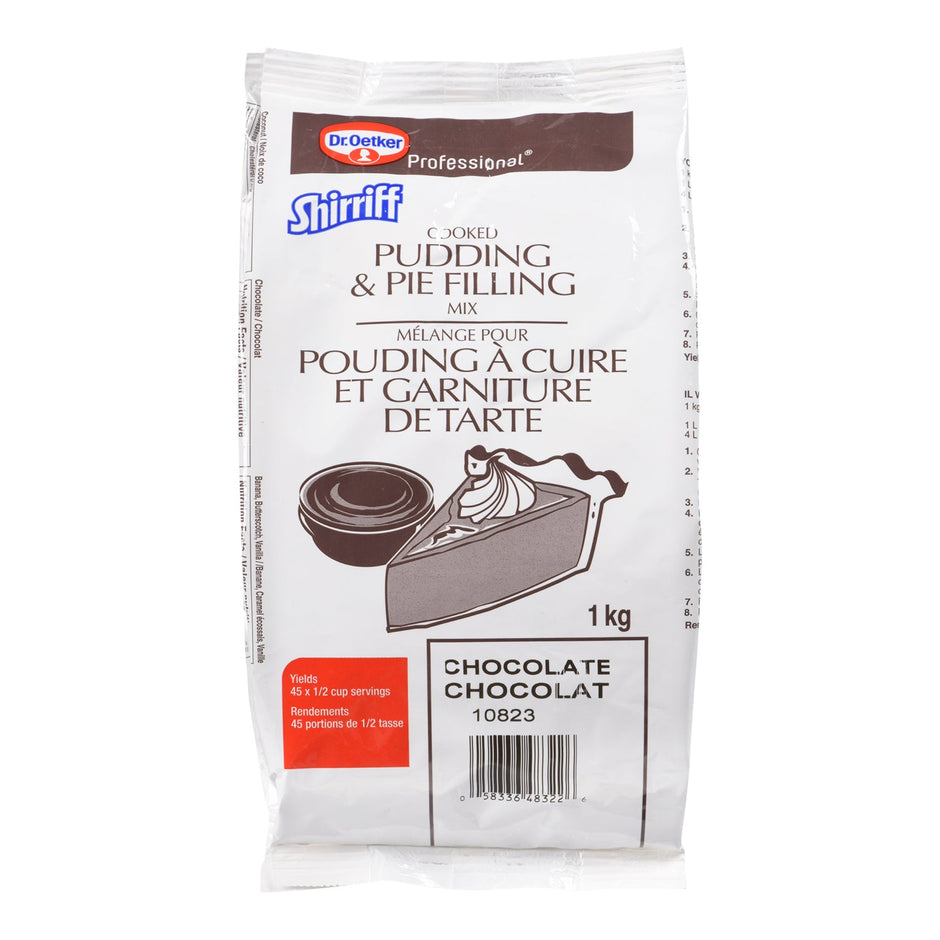 Pudding Chocolate Powder - 2 x 1 kg - Shirriff - Baking Mixes and Ingredients - Canadian Distribution-0