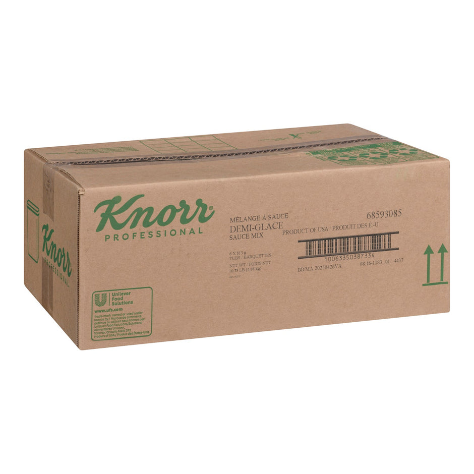 Sauce Demi Glace Knorr Gluten-Free - 6 x 813 g (Case = 1 x 813 g) - Knorr Swiss - Restaurant and Foodservice Ingredients - Canadian Distribution-1