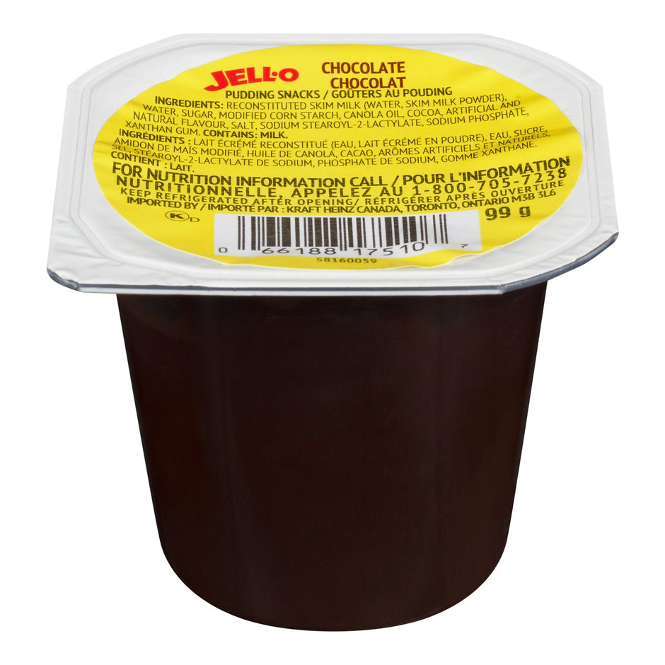 Pudding Chocolate Cup - 24 x 99 g - Kraft - Baking Mixes and Ingredients - Canadian Distribution-0