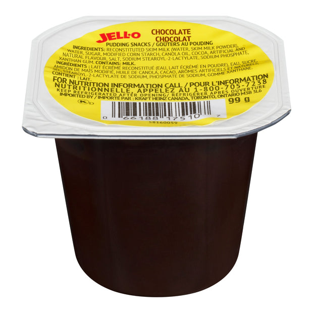 Pudding Chocolate Cup - 24 x 99 g - Kraft - Baking Mixes and Ingredients - Canadian Distribution-0