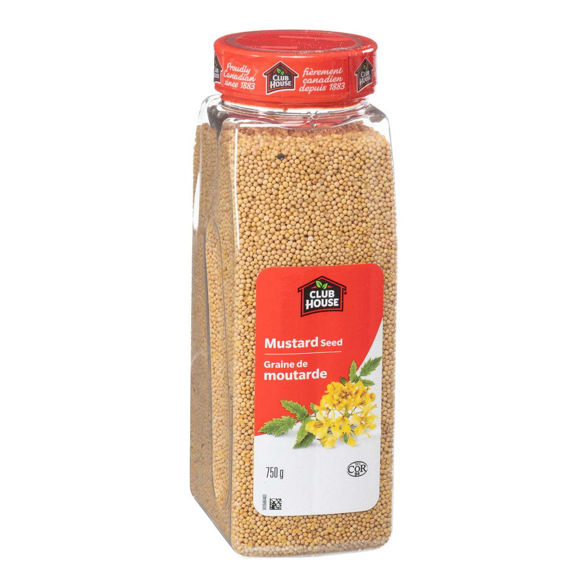 Spice Mustard Seeds - 12 x 750 g (Case = 1 x 750 g) - Clubhouse - Restaurant and Foodservice Ingredients - Canadian Distribution-0