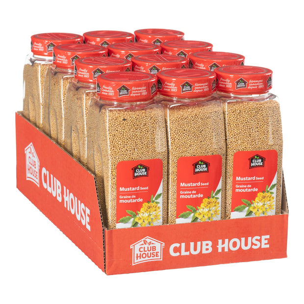 Spice Mustard Seeds - 12 x 750 g (Case = 1 x 750 g) - Clubhouse - Restaurant and Foodservice Ingredients - Canadian Distribution-1