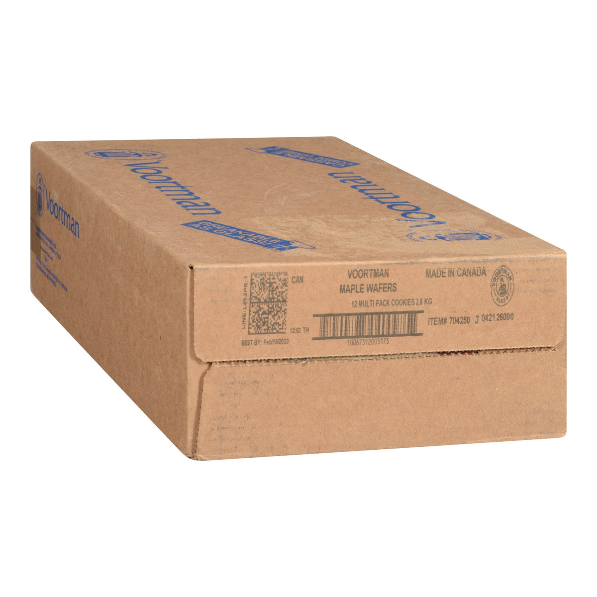 Cookie Maple Wafers - 12 x 300 g - Voortman - Restaurant and Foodservice Ingredients - Canadian Distribution-2