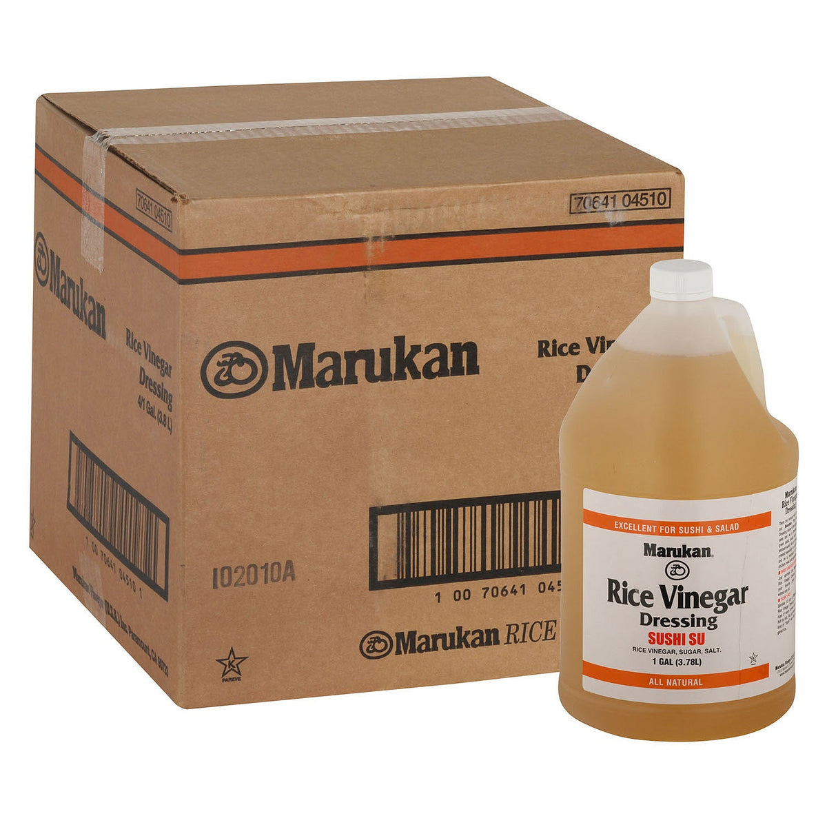 Vinegar Rice Wine Seasoned - 4 x 1 Gallon (Case = 1 x 1 Gallon) - Marukian - Restaurant and Foodservice Ingredients - Canadian Distribution-1