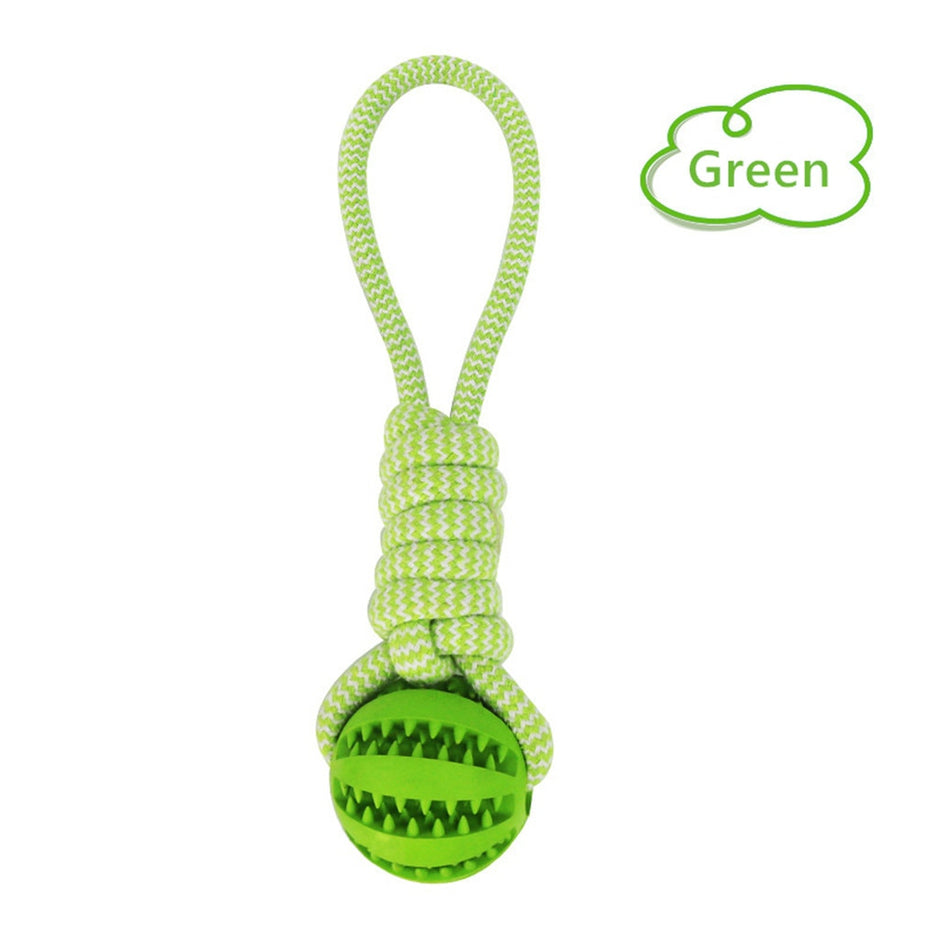 Dental Health Pet Rope Ball Toy-4