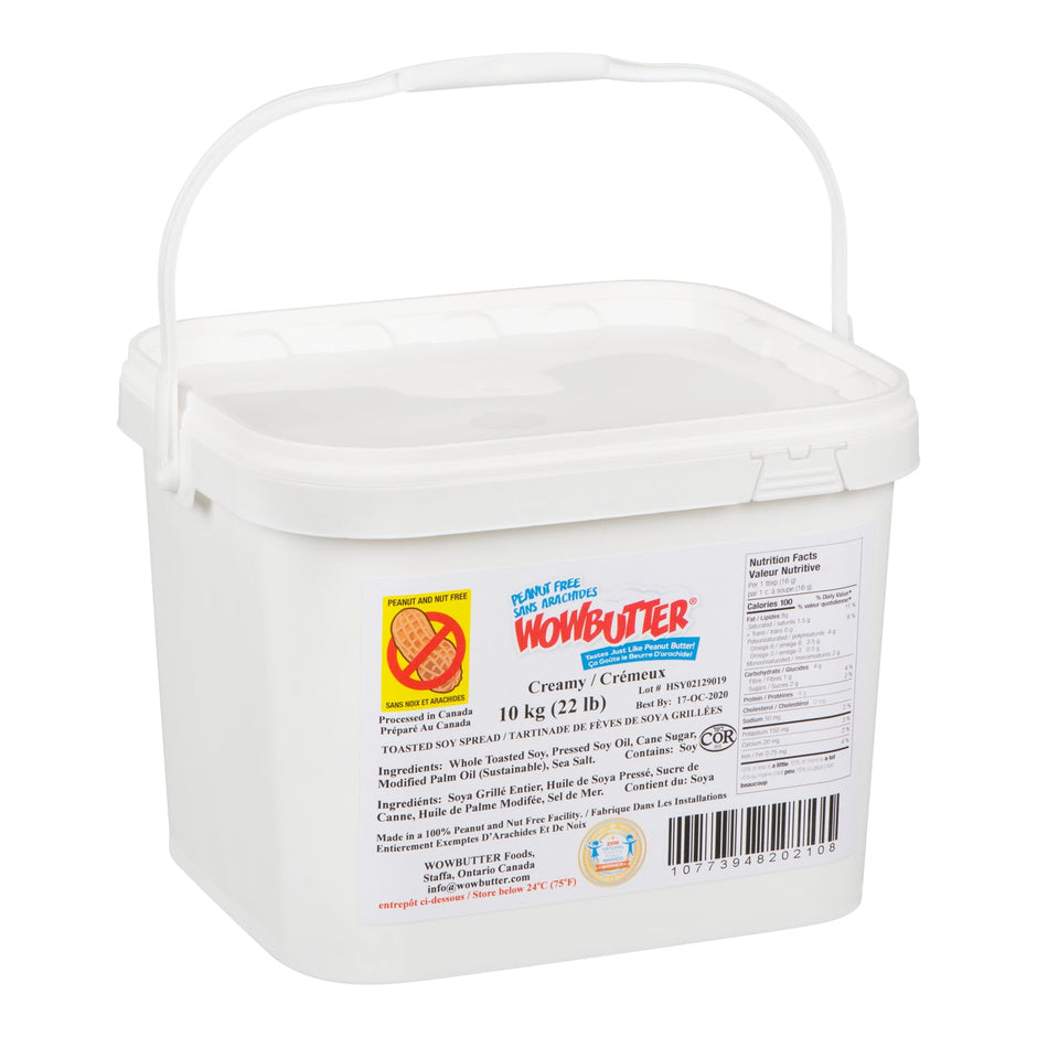 Spread Soy Butter Creamy - 1 x 10 kg - Wow Butter - Restaurant and Foodservice Ingredients - Canadian Distribution-0