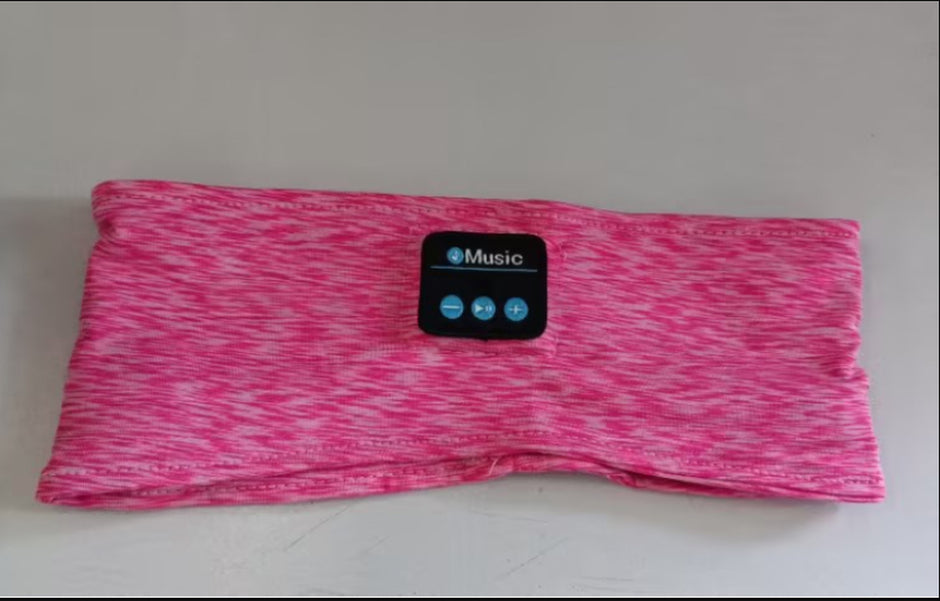 Wireless Bluetooth Sleeping Headphones Headband Thin Soft Elastic Comfortable Music Ear Phones Eye Mask for Side Sleeper Sports