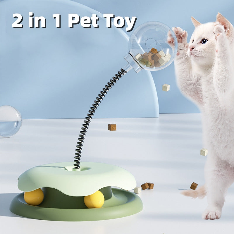 Feline Frenzy Interactive Treat Dispenser Ball-0