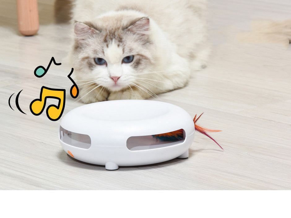 Entertaining Feline Feeding Station-0