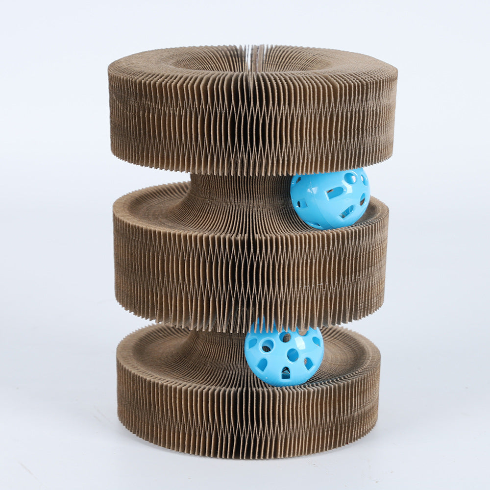 Magic Organ Foldable Cat Scratch Board Toy-5
