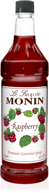 Raspberry - Monin - Premium Syrups and Flavourings - 4 x 1 L per case-0