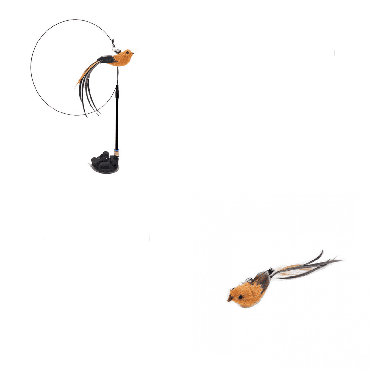 Interactive Feather Pole Toy for Cats-20