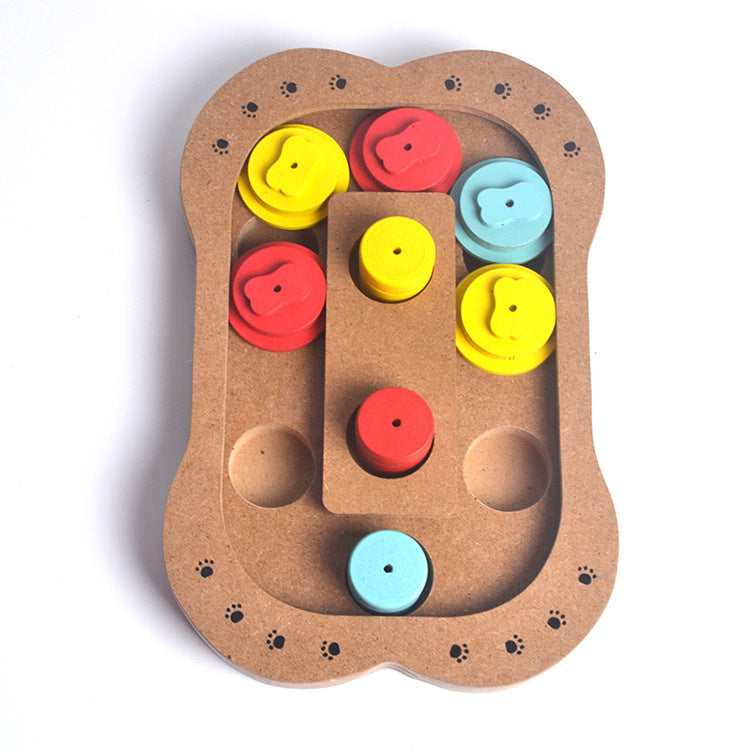 Wooden Puzzle Toy for Dogs-0