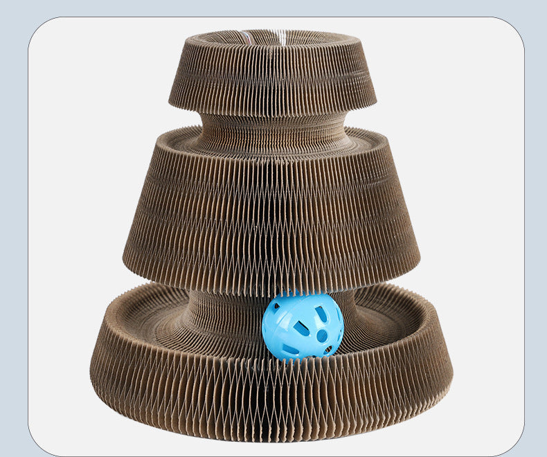Magic Organ Foldable Cat Scratch Board Toy-6