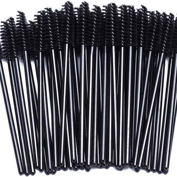 100 Pcs Disposable Eyelash Brush Spoolies Brush Mascara Applicator Lash Wand Lashes Brush Eyebrow Spooly for Extension
