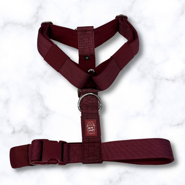 Y Strap Adventure Harness - Cherry Wine-0